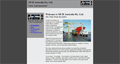 Desktop Screenshot of mchaustralia.com