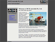 Tablet Screenshot of mchaustralia.com